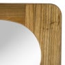 Passpiegel wave acaciahout - bruin - 168x70 cm