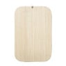 Spiegel met rotan lijst - bruin - 45x30 cm