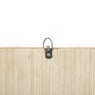 Spiegel met rotan lijst - bruin - 45x30 cm