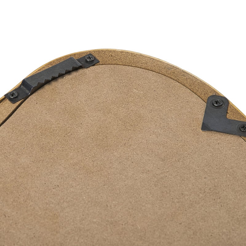 Spiegel rotan organisch - bruin - 32x49 cm