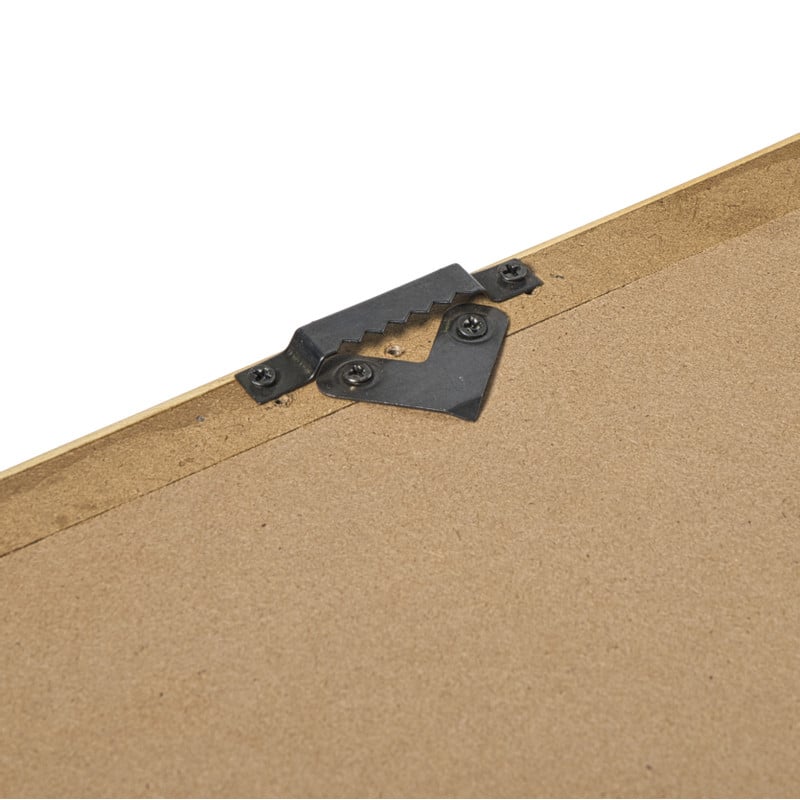 Spiegel rotan vierkant - bruin - 40.5x40.5 cm