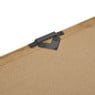 Spiegel rotan vierkant - bruin - 40.5x40.5 cm