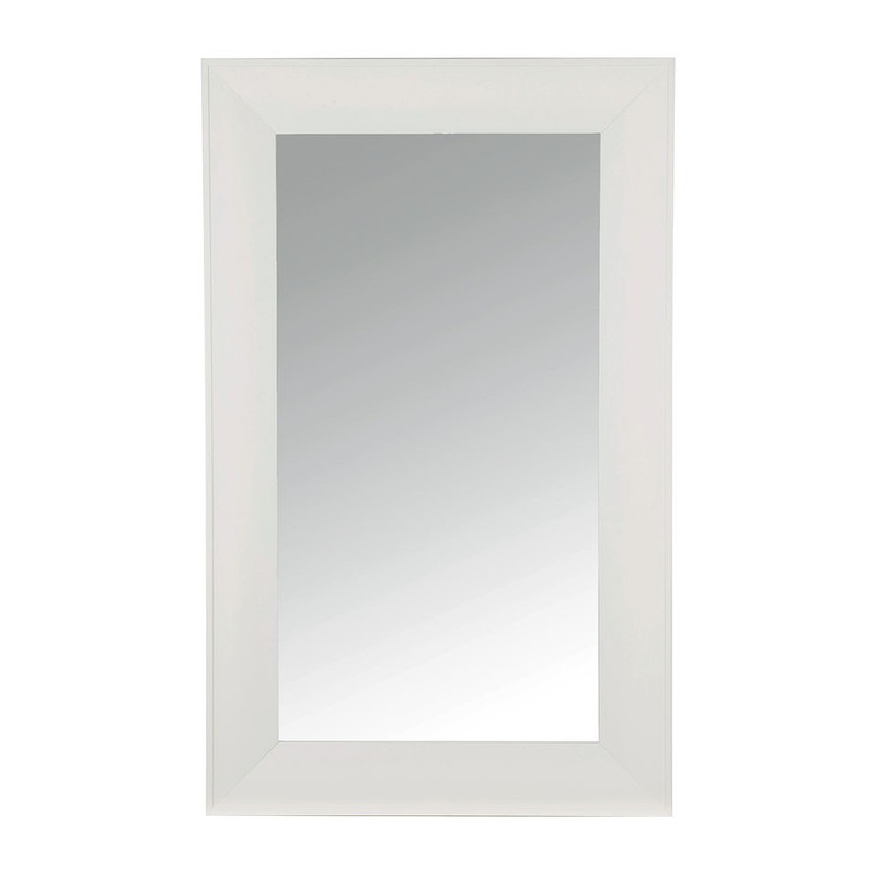 Spiegel glossy - wit - 65x105 cm