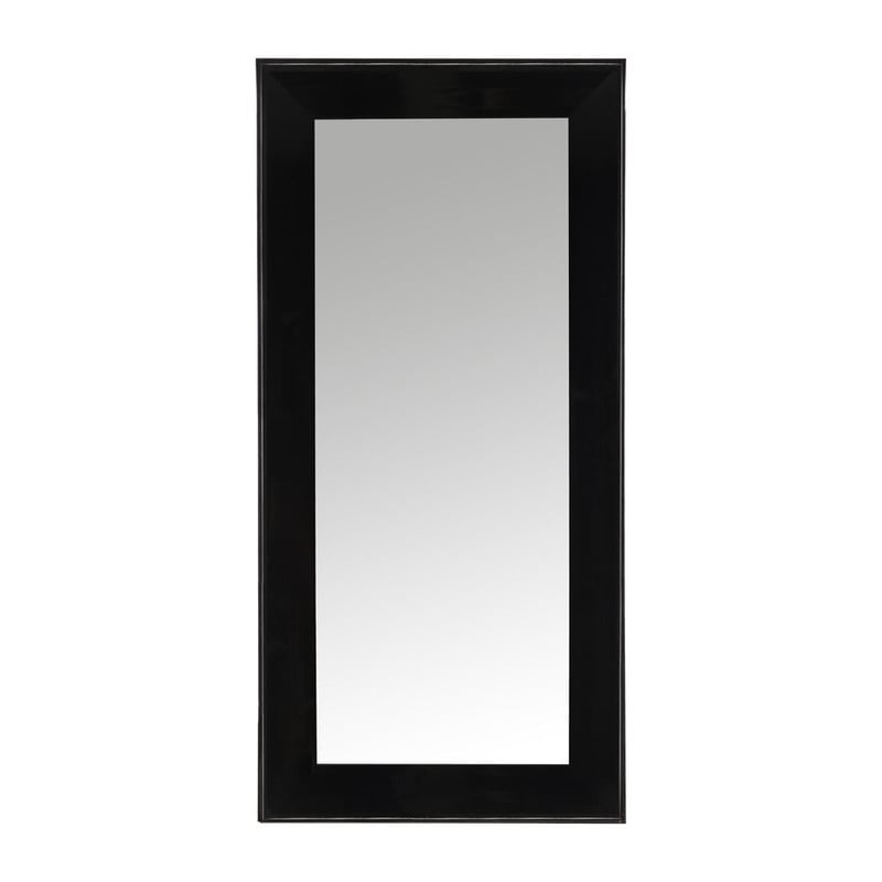 Spiegel glossy - zwart - 65x135 cm