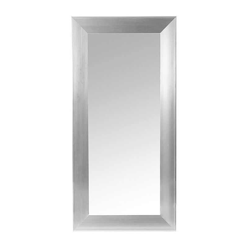Spiegel glossy - zilverkleurig - 65x135 cm