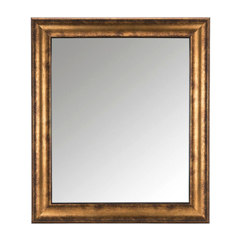Spiegel antic - goudkleurig - 65x75 cm