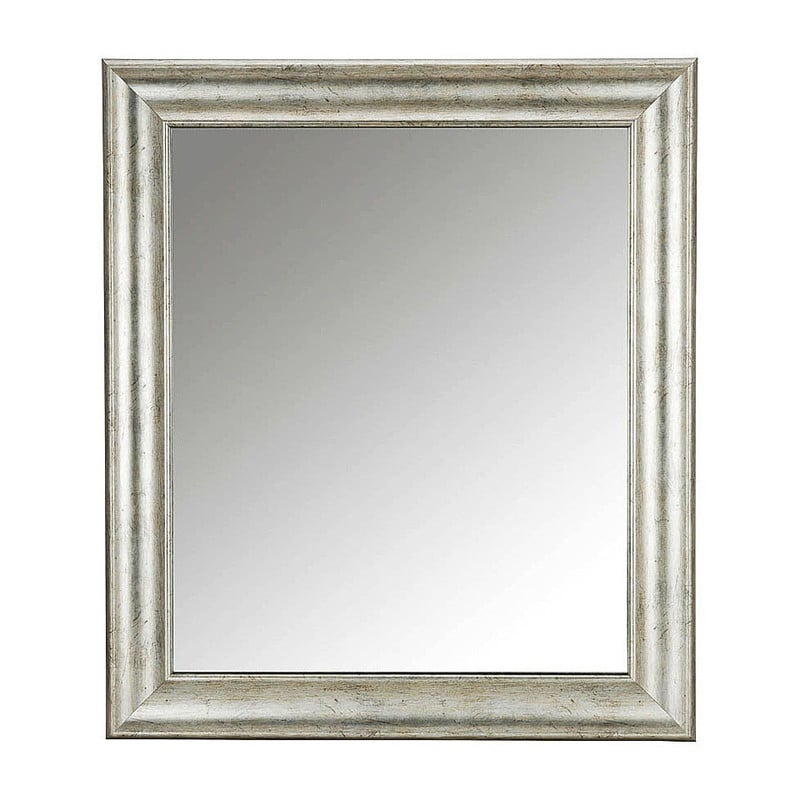 Spiegel antic - zilverkleurig - 65x75 cm