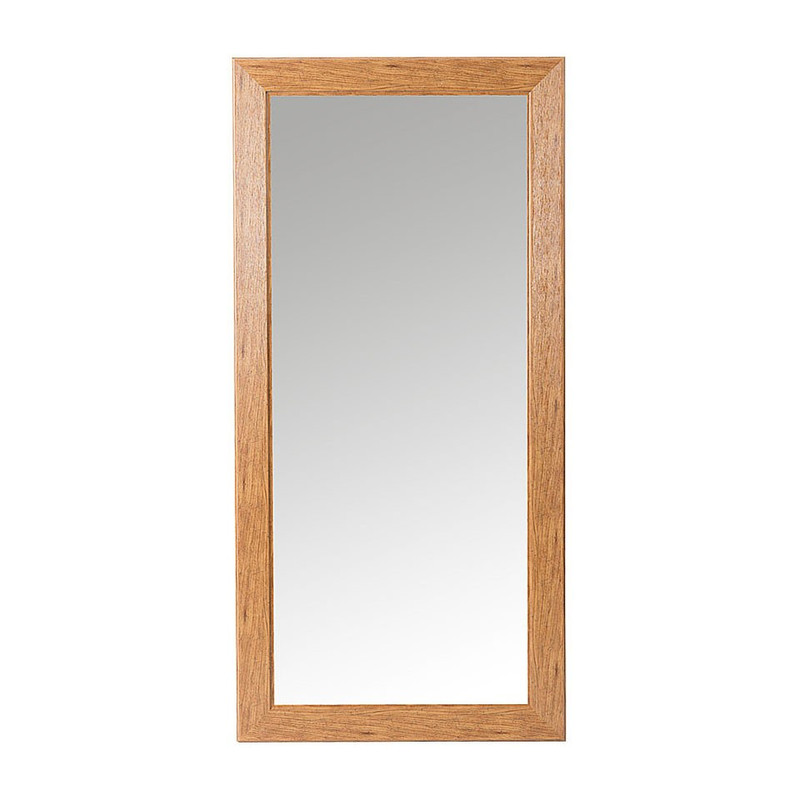 Spiegel donker hout - 65x135 cm