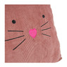 Sierkussen kat - roze - 38x38 cm 