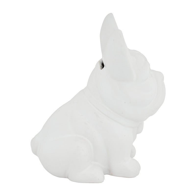 Spaarpot hond - wit