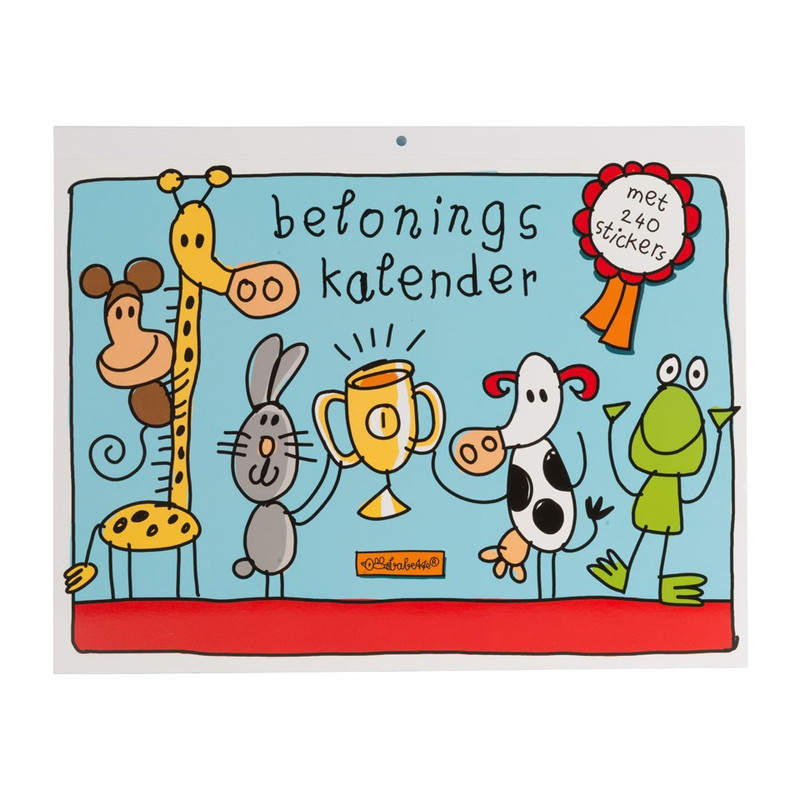Babette beloningskalender met stickers