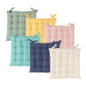 Zitkussen aqua blauw - polyester - 40x40 cm 