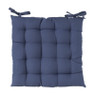 Zitkussen donkerblauw - polyester - 40x40 cm