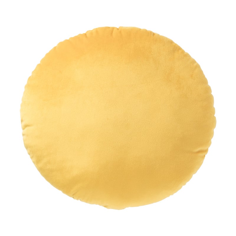 Glimlach kussen - oranje - ø35 cm 