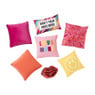 Kussen groovy marble - roze - 45x45 cm