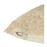 Kussen rib - beige - 45x45 cm