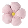 Kussen bloem - roze - ø35x8 cm
