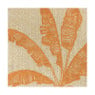 Kussen palmboom - beige/oranje - 43x43 cm