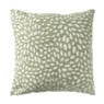 Kussen jacquard - wit/groen - 45X45 cm