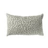 Kussen jacquard - wit/groen - 30x50 cm