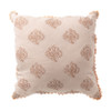 Kussen met print - roze - 45x45 cm
