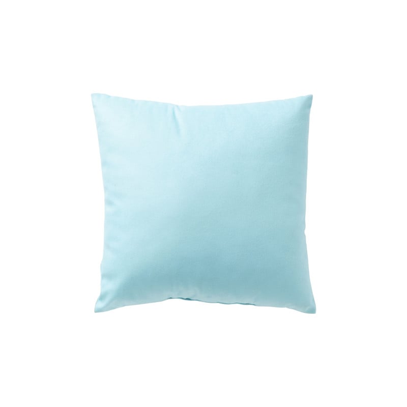 Kussen love - blauw/roze - 30x30 cm