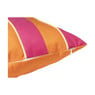 Kussen streep - roze/oranje - 45x45 cm