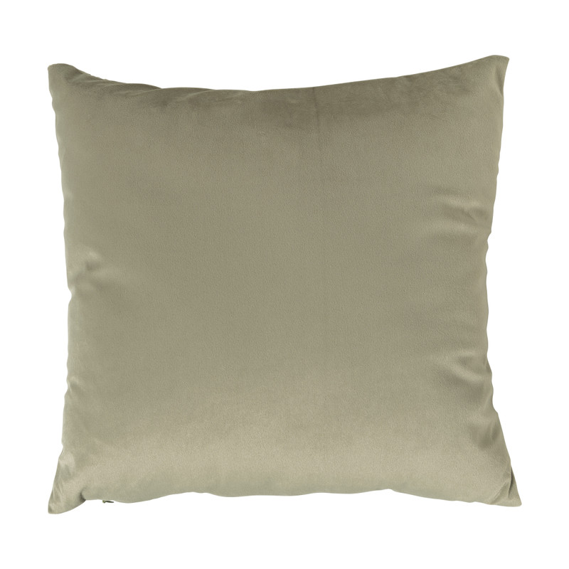 Kussen bladeren - groen - 45x45 cm