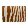 Kussen zebraprint - terra/wit - 30x50 cm