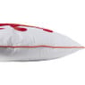 Kussen krab - rood/wit - 45x45 cm