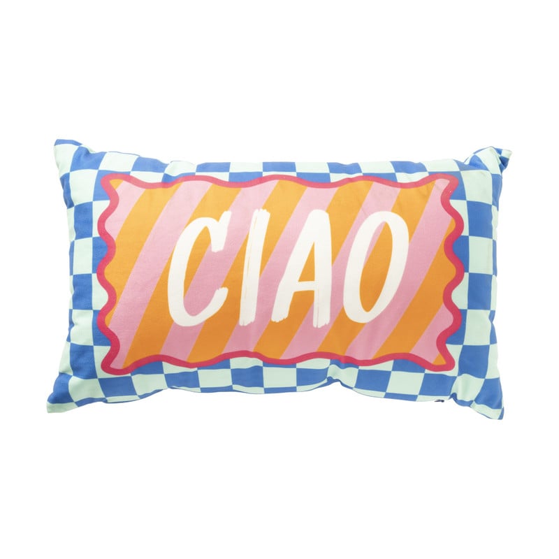 Kussen ciao - multikleur - 30x50 cm