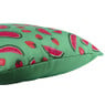 Kussen watermeloen & aardbei - groen/roze - 45x45 cm