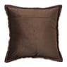 Kussen jacquard zebra - bruin/wit - 45x45 cm
