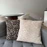Kussen jacquard zigzag - beige - 45x45 cm