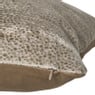 Kussen jacquard geschubt - bruin - 45x45 cm