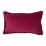 Kussen chenille - rood - 30x50 cm