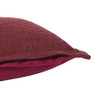 Kussen chenille - rood - 30x50 cm