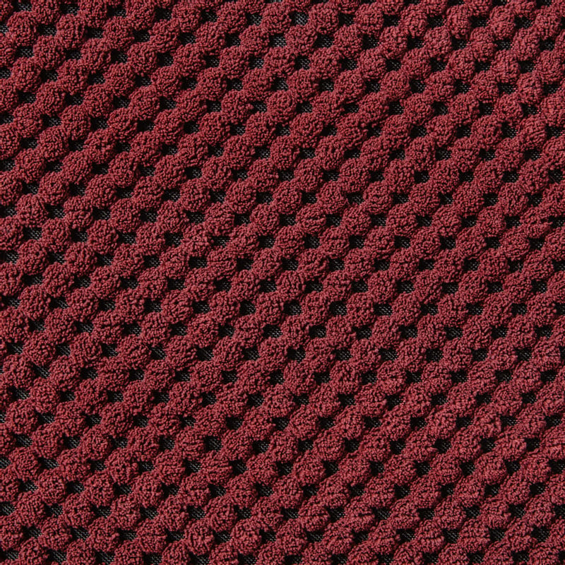 Kussen met blokjes - bordeauxrood - 60x60 cm