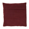 Kussen met blokjes - bordeauxrood - 60x60 cm