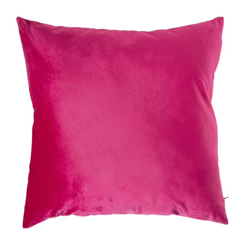 Kussen velvet wieber - roze/oranje - 45x45 cm