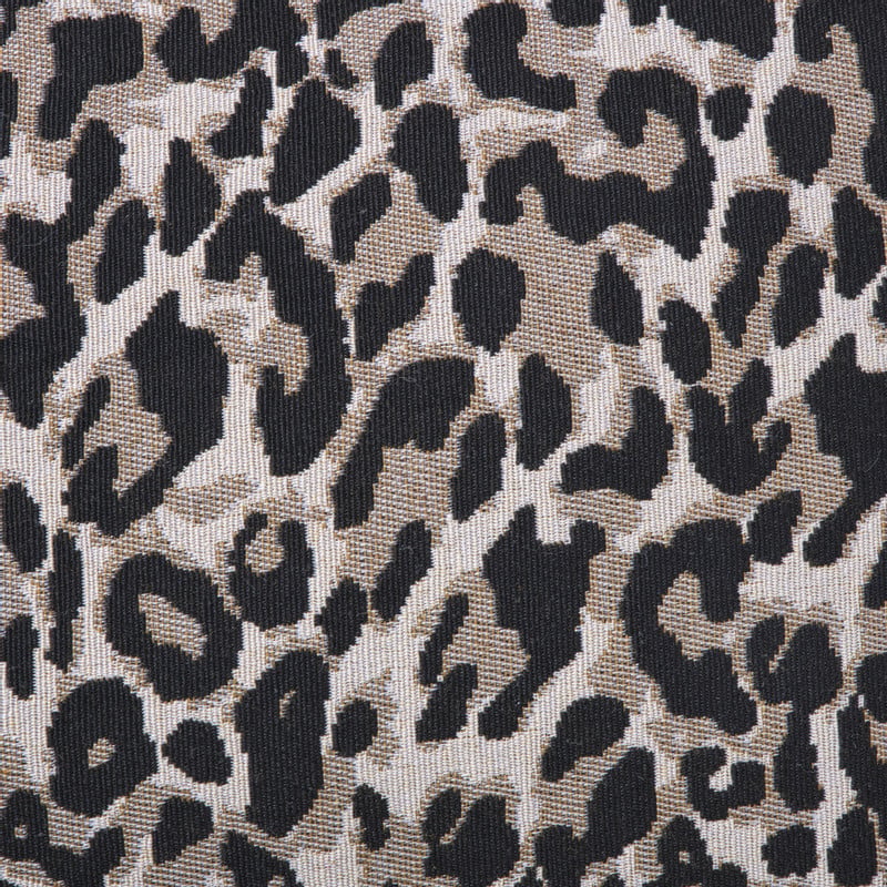 Kussen jacquard animal - bruin - 45x45 cm
