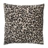 Kussen jacquard animal - bruin - 45x45 cm