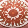 Kussen zon velvet - oranje - 30x45 cm