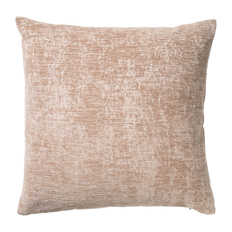 Kussen jacquard - roze - 45x45 cm