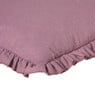 Kussen ruffles - roze - 45x45 cm