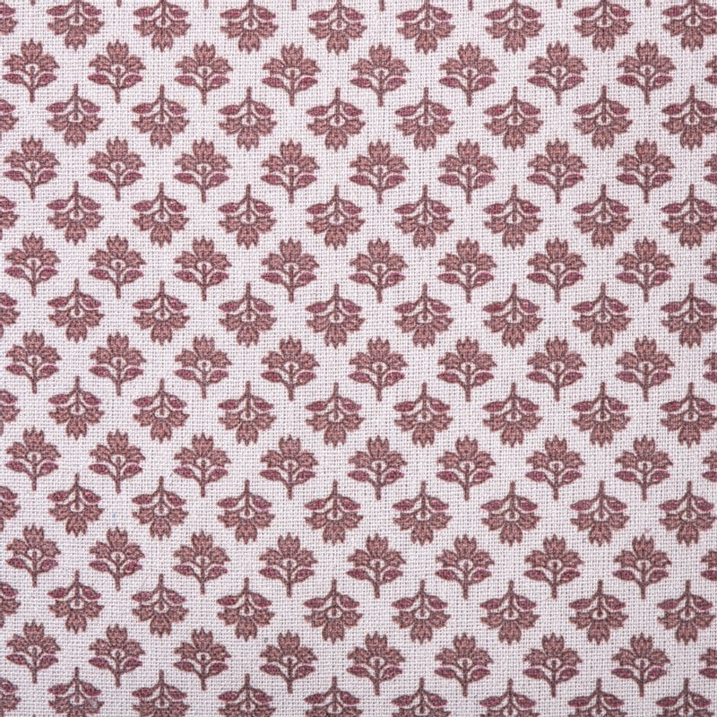 Kussen bloem met rand - roze - 45x45 cm