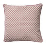 Kussen bloem met rand - roze - 45x45 cm