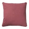 Kussen bloem met rand - roze - 45x45 cm