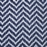 Kussen zigzag - blauw - 45x45 cm