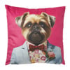 Kussen hond - multikleur - 45x45 cm